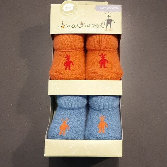 Smartwool Baby Booties 3-6 Months - Picture 1 of 7
